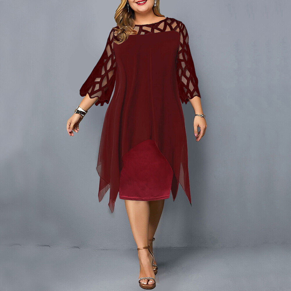 Allegra | Abito Midi Elegante – Comfort, Stile & Maniche in Pizzo 2