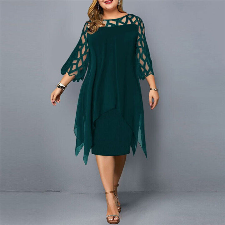 Allegra | Abito Midi Elegante – Comfort, Stile & Maniche in Pizzo 6