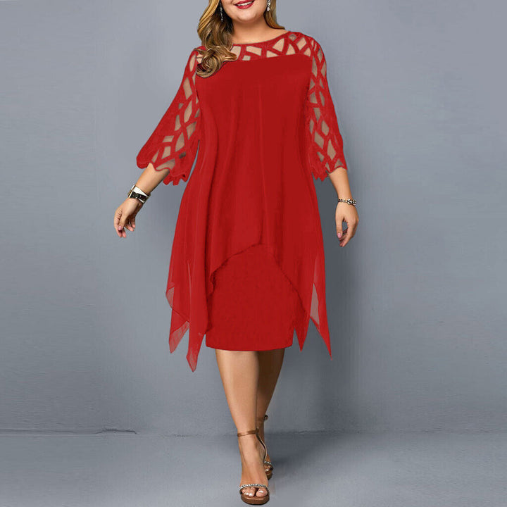 Allegra | Abito Midi Elegante – Comfort, Stile & Maniche in Pizzo 7