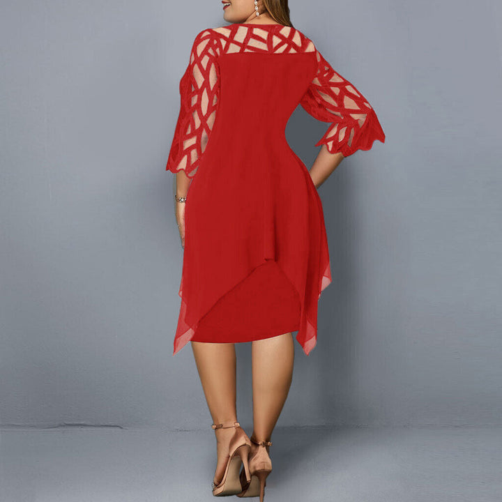 Allegra | Abito Midi Elegante – Comfort, Stile & Maniche in Pizzo 8