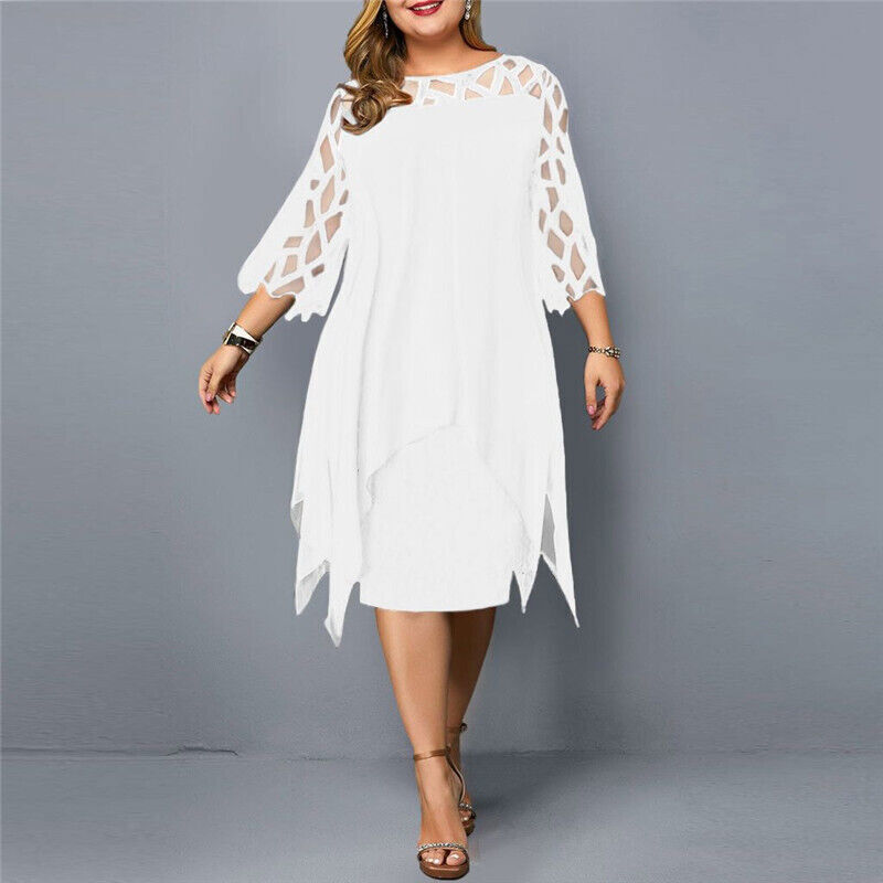 Allegra | Abito Midi Elegante – Comfort, Stile & Maniche in Pizzo 9