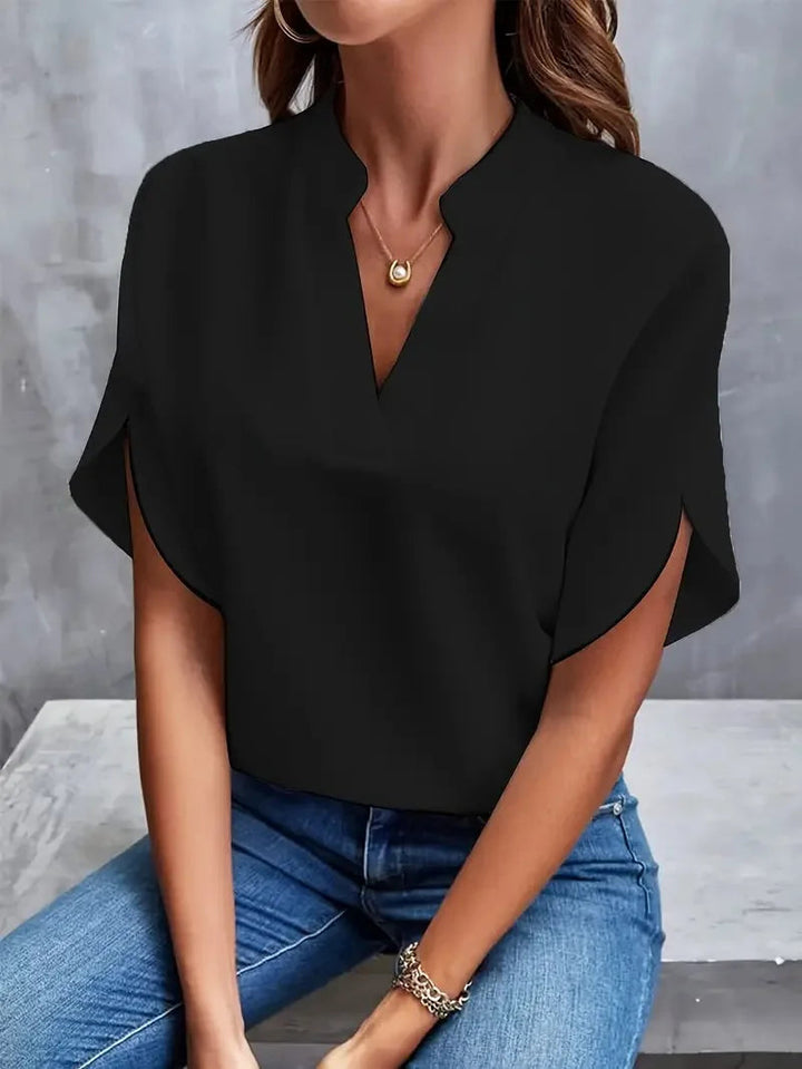 Allegra | Blusa Donna Elegante – Morbida, Con Scollo a V & Versatile 3