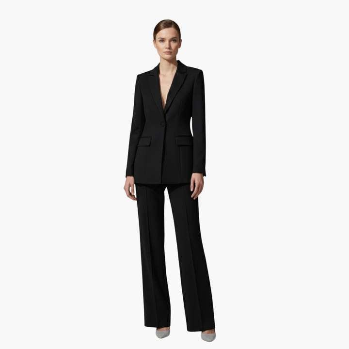 Allegra | Completo Donna Elegante – Tailleur Donna Elegante in Azzurro con Blazer e Pantaloni Coordinati 6