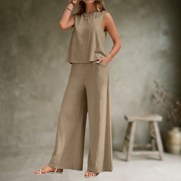 Allegra | Completo Estivo Elegante e Traspirante in Due Pezzi 0