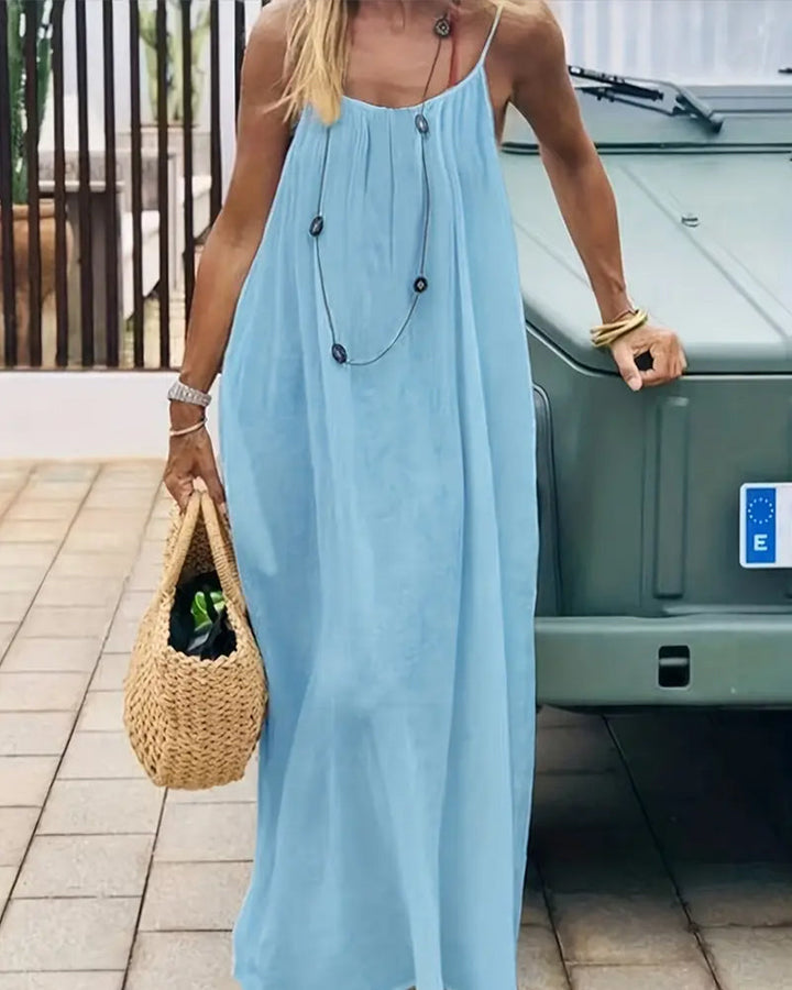 Allegra | Elegante Maxi Abito da Donna Senza Maniche – Vestibilità Rilassata per Cerimonie e Occasioni Speciali 6