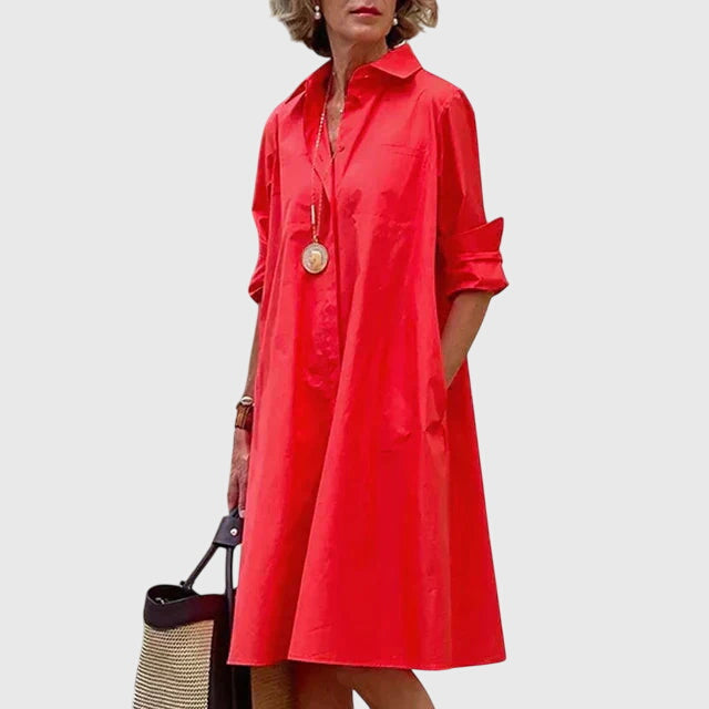 Allegra | Elegante e Comodo Abito Donna con Tasche - Vestiti Eleganti per Ogni Occasione 0