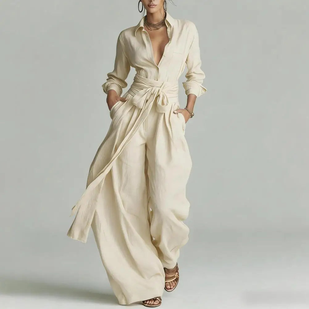Allegra | Elegante e Comodo Set di Pantaloni a Gamba Larga 0