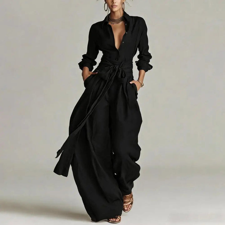 Allegra | Elegante e Comodo Set di Pantaloni a Gamba Larga 3