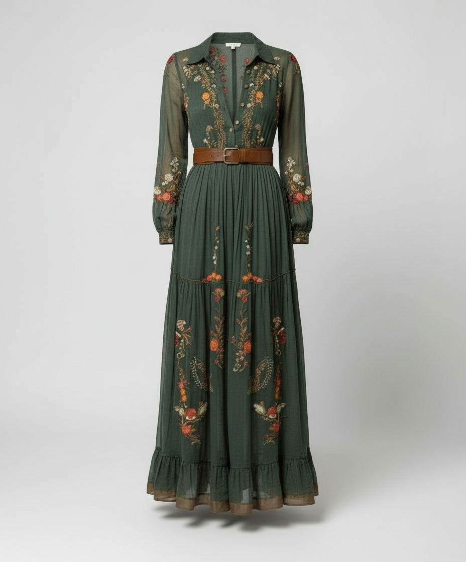 Allegra | Elegante e Fluido Maxi Abito da Donna in Stile Boho 1