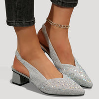 Olivia | Glänzende Pumps mit Komfortabsatz