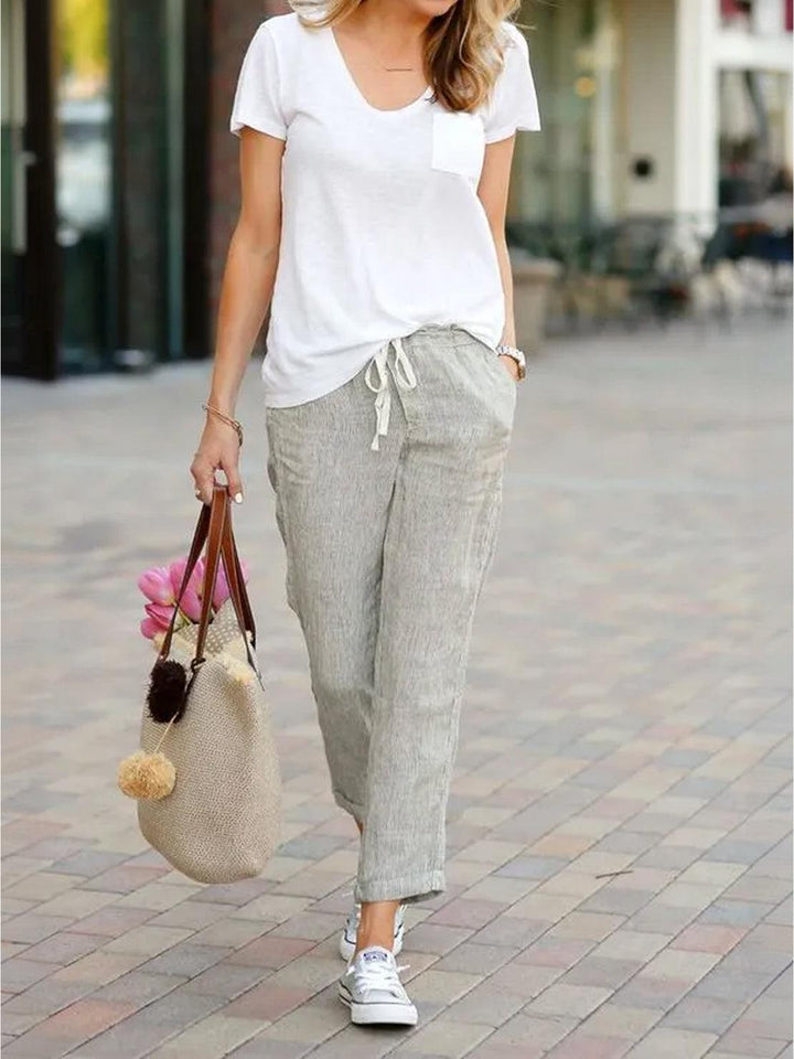 Allegra | Pantaloni Casual Eleganti con Coulisse per Donna 4