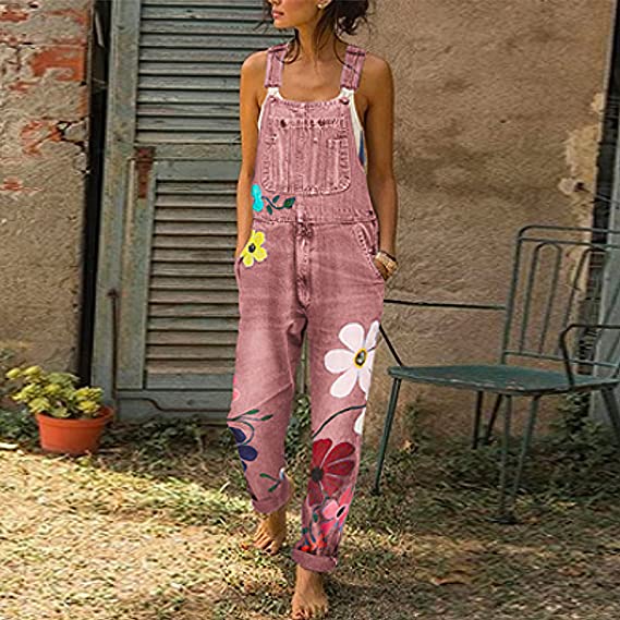 Allegra | Tuta Floreale Elegante – Denim di Alta Qualità, Versatile &amp; Chic 3