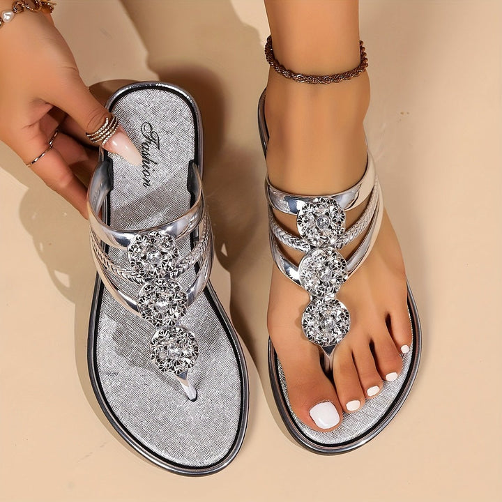Alyssa | Eleganti e Glamour Sandali da Donna con Cinturino a T 0