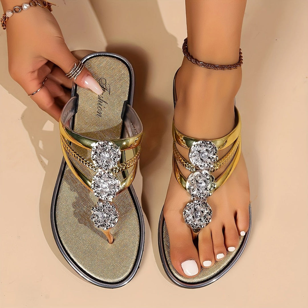 Alyssa | Eleganti e Glamour Sandali da Donna con Cinturino a T 2