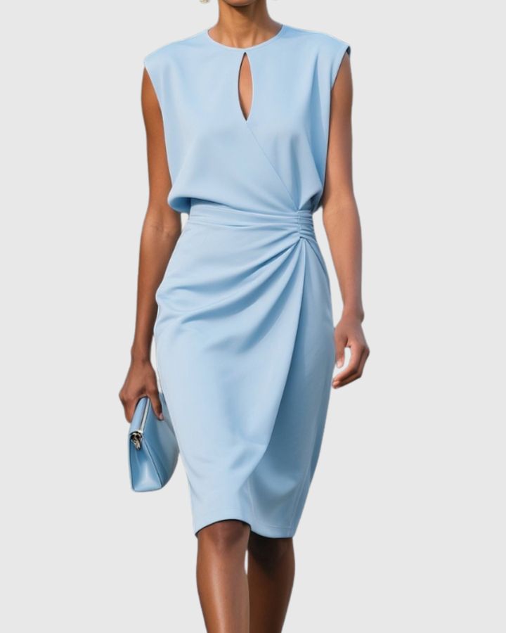 Amalia | Elegante e Leggero Abito Midi Senza Maniche 0