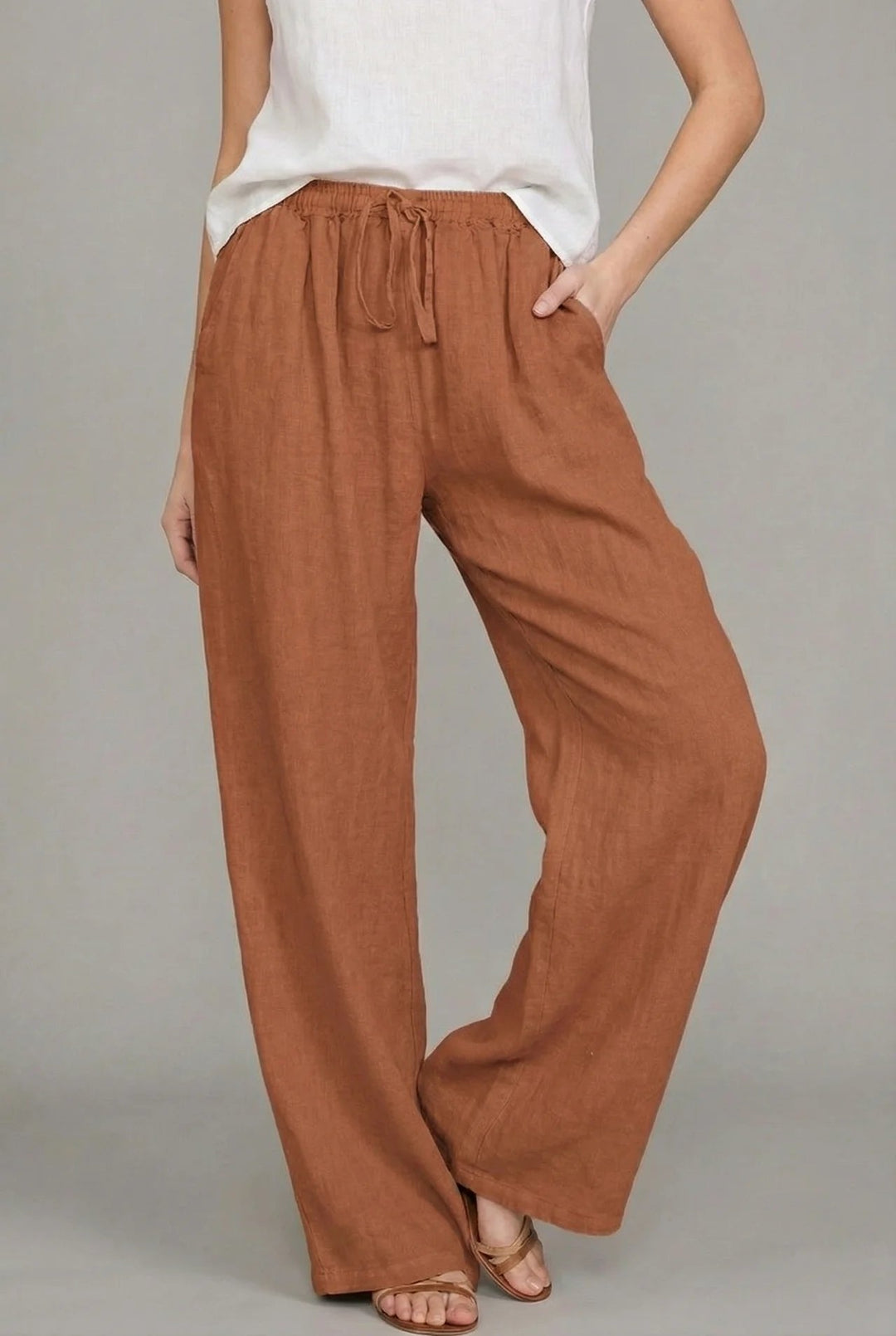 Amelia | Comodi e traspiranti pantaloni estivi a gamba larga 4