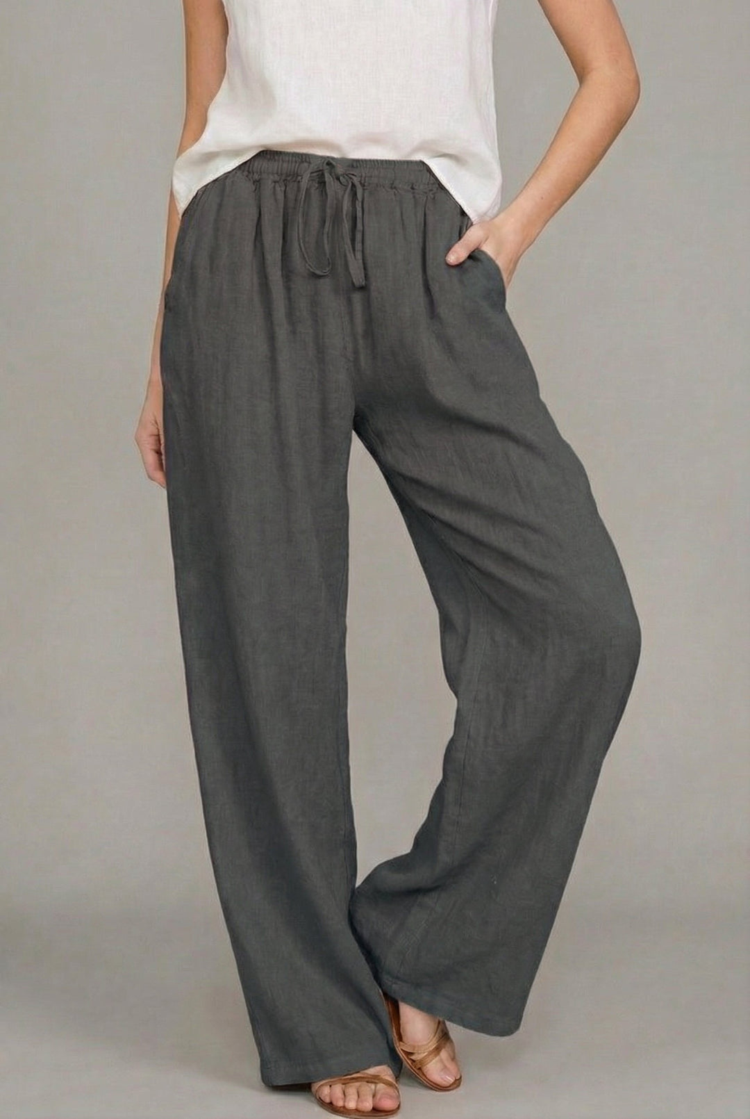 Amelia | Comodi e traspiranti pantaloni estivi a gamba larga 5