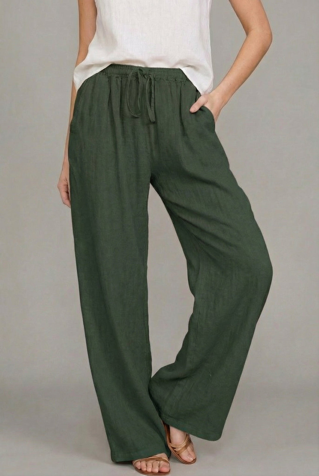 Amelia | Comodi e traspiranti pantaloni estivi a gamba larga 6