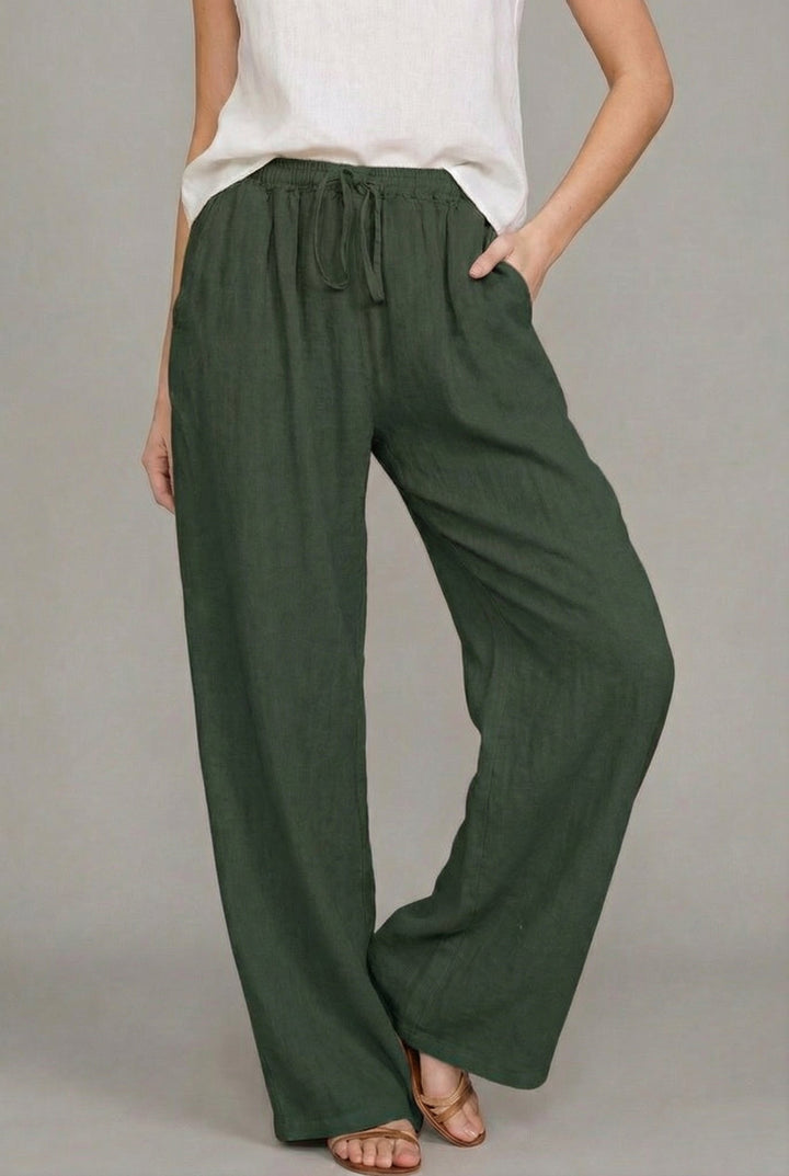 Amelia | Comodi e traspiranti pantaloni estivi a gamba larga 6