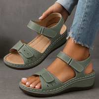 Camila | Comfortable and elegant summer wedge sandals