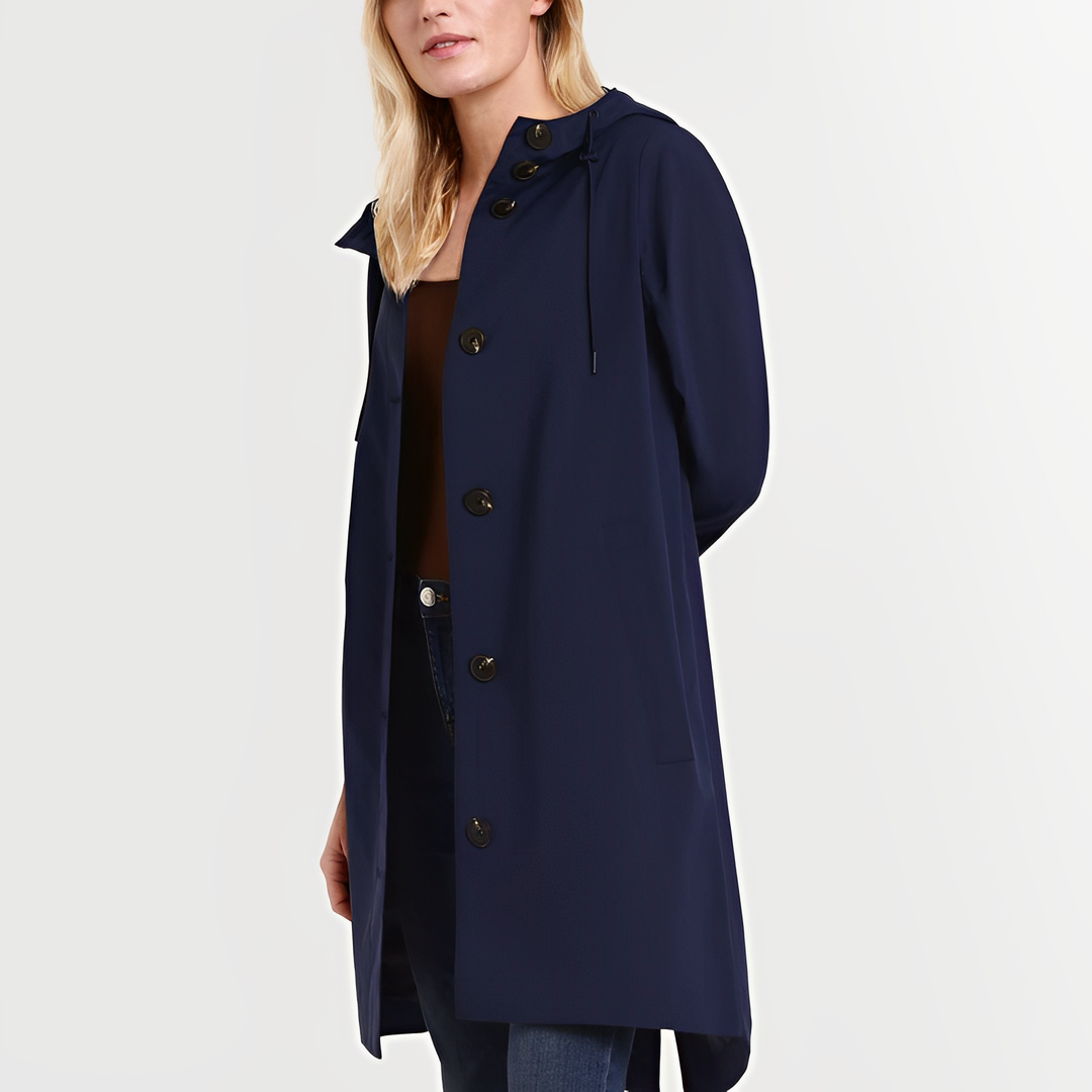 Amelie | Giacca Donna Antipioggia Impermeabile Leggera Cappuccio Regolabile 1