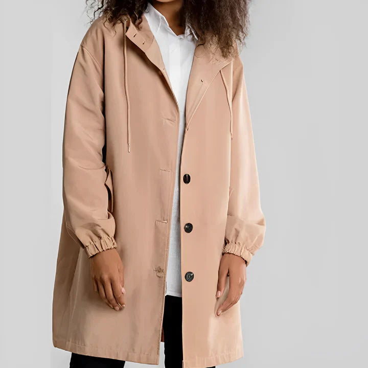 Amelie | Giacca Donna Antipioggia Impermeabile Leggera Cappuccio Regolabile 2