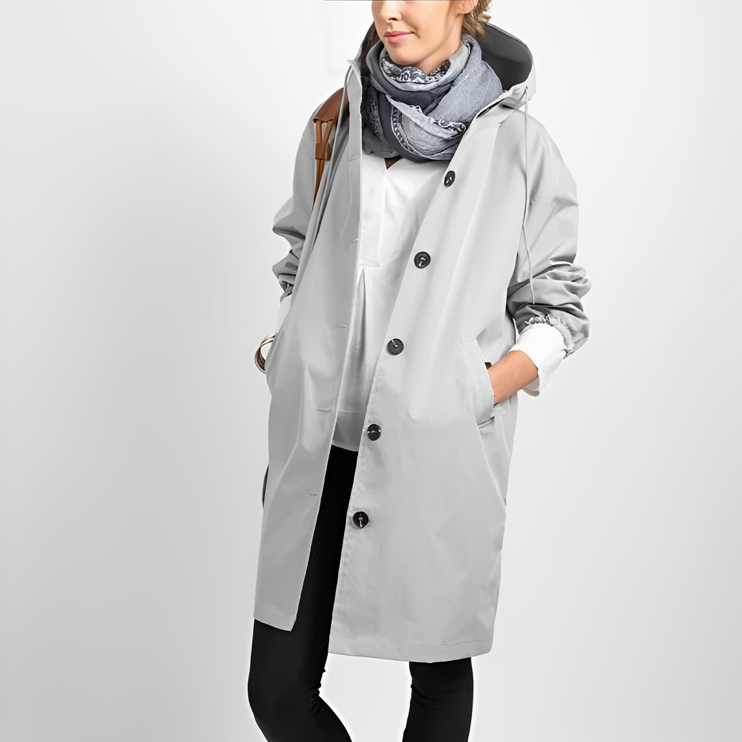 Amelie | Giacca Donna Antipioggia Impermeabile Leggera Cappuccio Regolabile 5