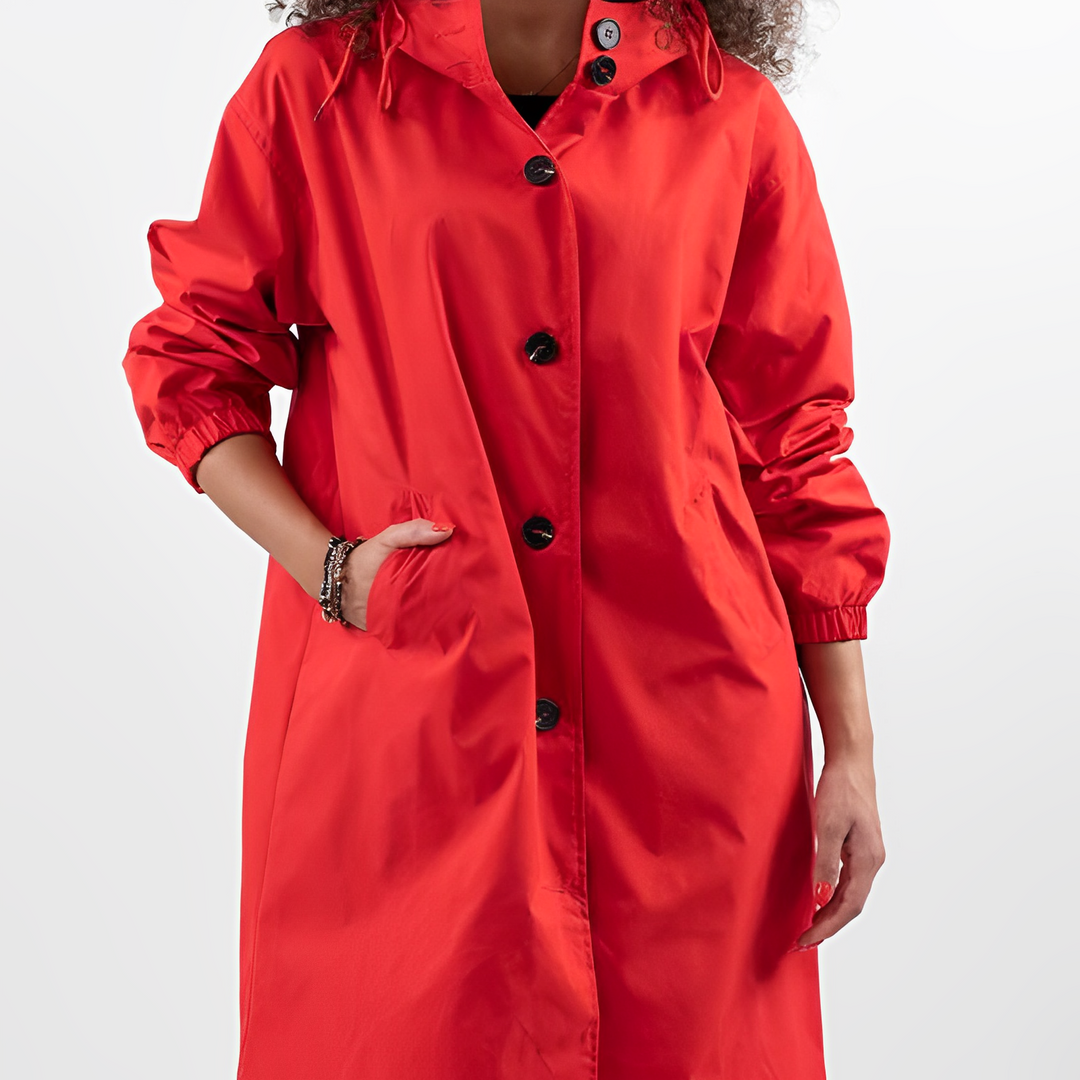 Amelie | Giacca Donna Antipioggia Impermeabile Leggera Cappuccio Regolabile 6