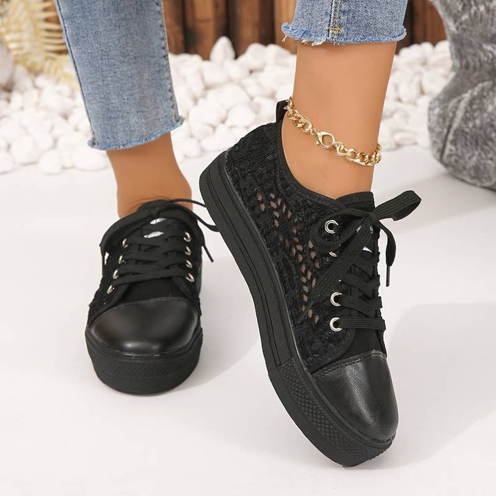 Amelie | Sneakers Eleganti, Traspiranti &amp; Comode in Pizzo 1