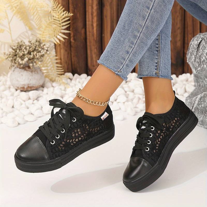 Amelie | Sneakers Eleganti, Traspiranti &amp; Comode in Pizzo 2