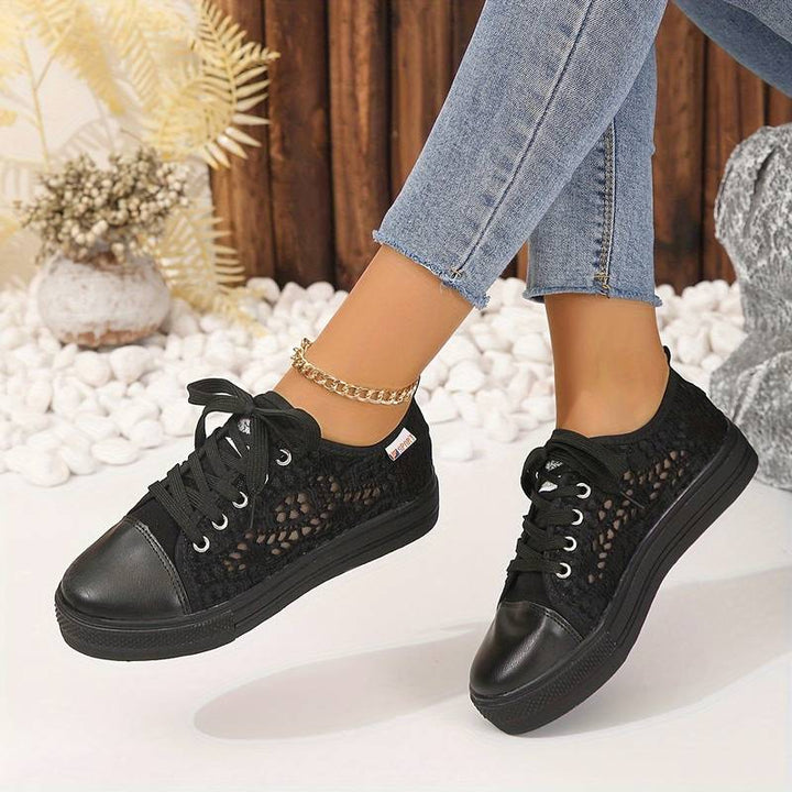 Amelie | Sneakers Eleganti, Traspiranti &amp; Comode in Pizzo 2
