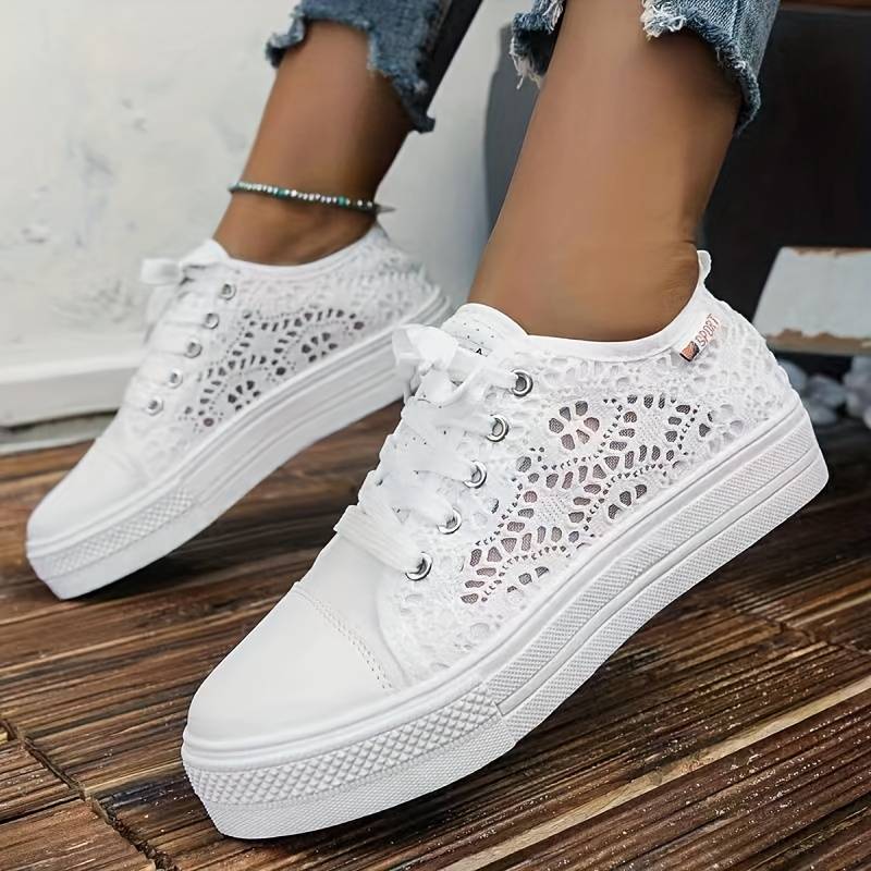 Amelie | Sneakers Eleganti, Traspiranti &amp; Comode in Pizzo 3