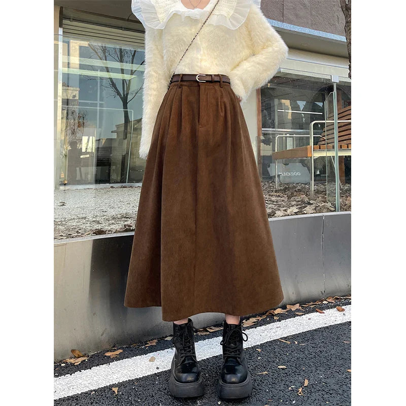 Amina | Gonna Midi in Velluto a Coste – Elegante, Versatile &amp; Confortevole 6