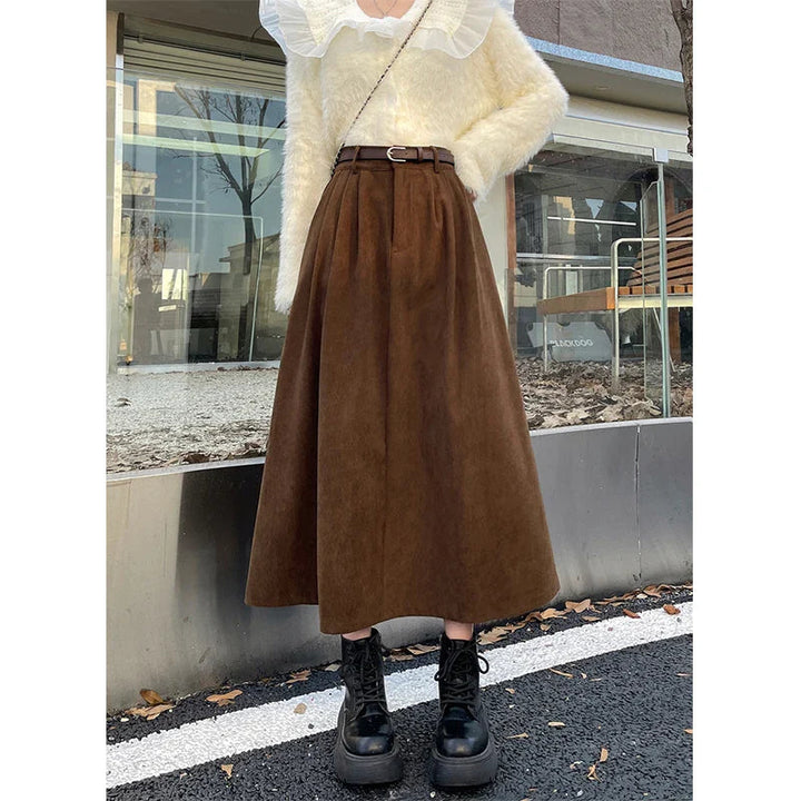 Amina | Gonna Midi in Velluto a Coste – Elegante, Versatile &amp; Confortevole 6
