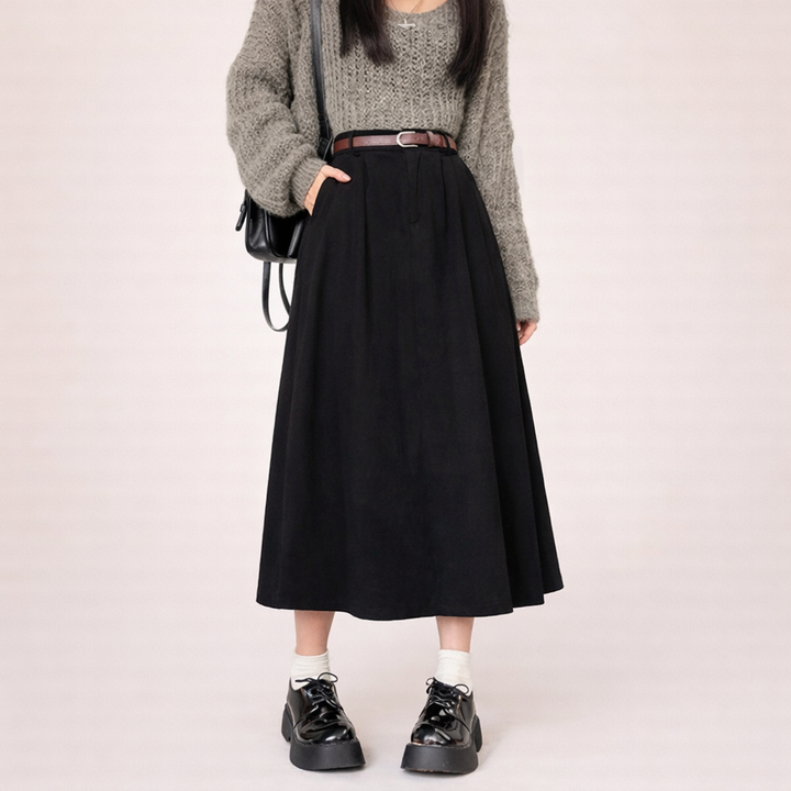 Amina | Gonna Midi in Velluto a Coste – Elegante, Versatile &amp; Confortevole 7