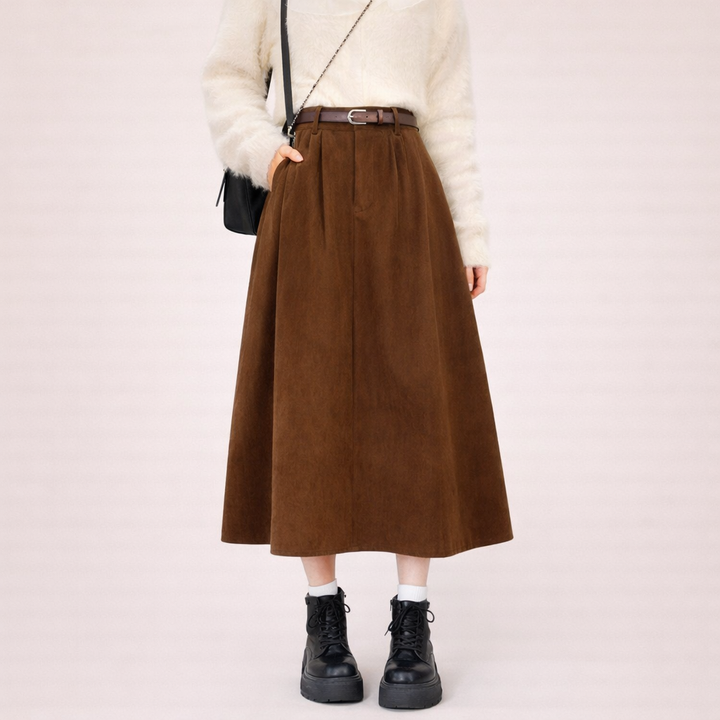 Amina | Gonna Midi in Velluto a Coste – Elegante, Versatile &amp; Confortevole 8