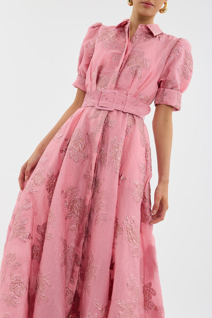 Anabella | Elegante Abito da Cerimonia Donna con Maniche Corte a Sbaffo 4