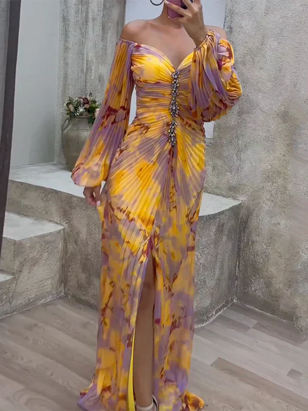 Aurelia | Abito da Sposa Elegante Scollo a V Fluido Femminile 1