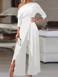 Sophie | eleganter Overall mit schulterfreiem und fließendem Design