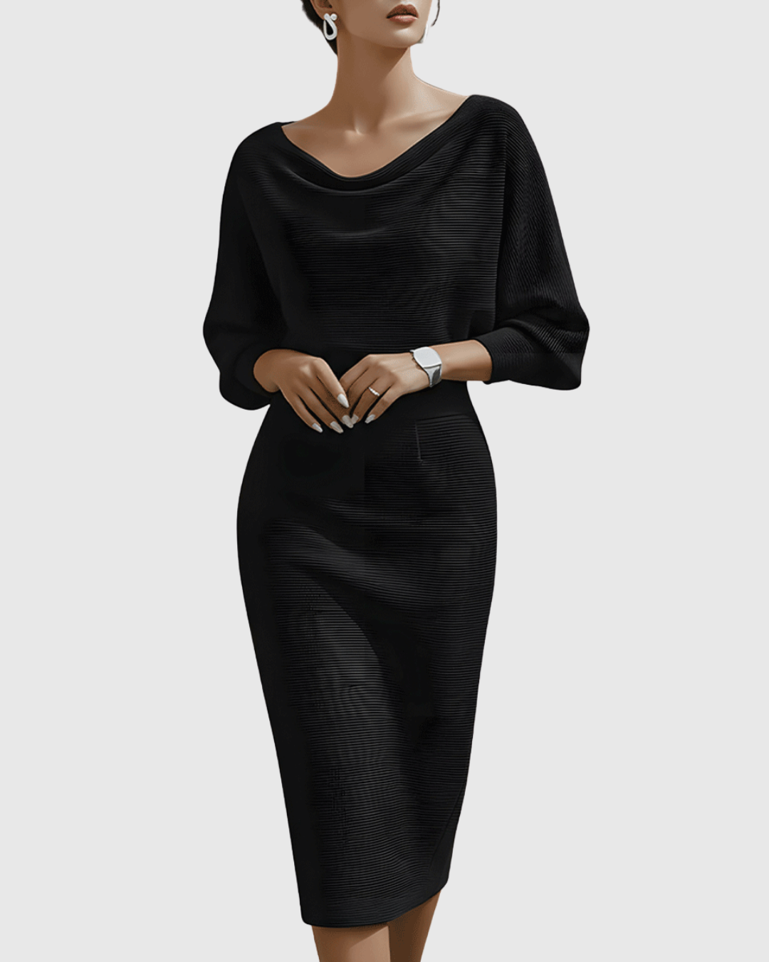Aurelia | Elegante e Comodo Abito Midi per Occasioni Speciali 0