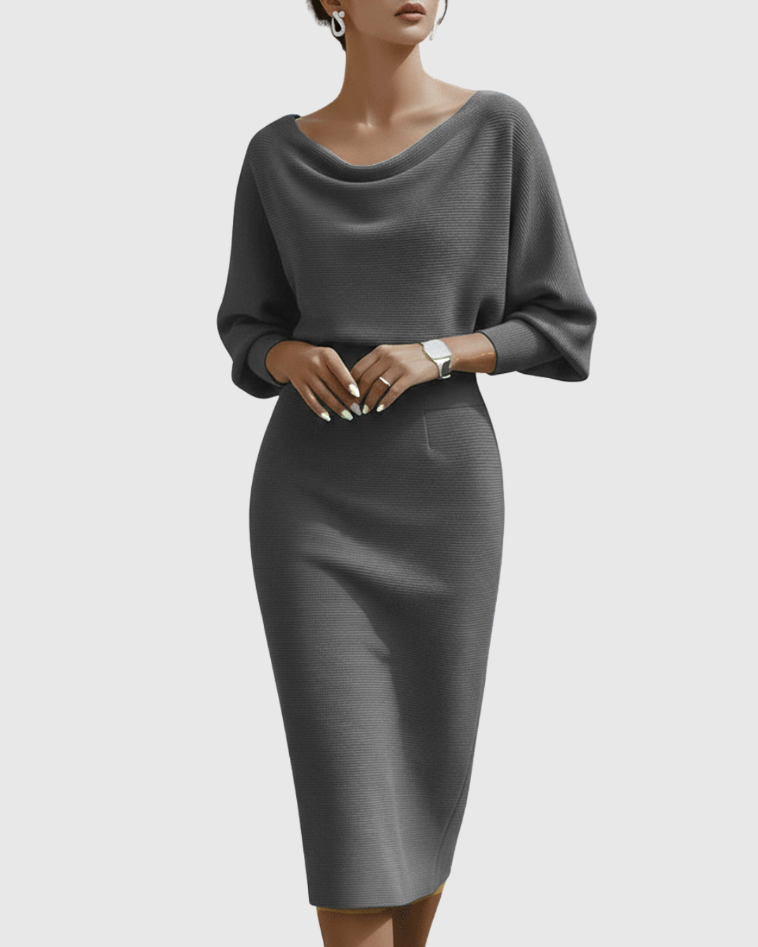 Aurelia | Elegante e Comodo Abito Midi per Occasioni Speciali 4
