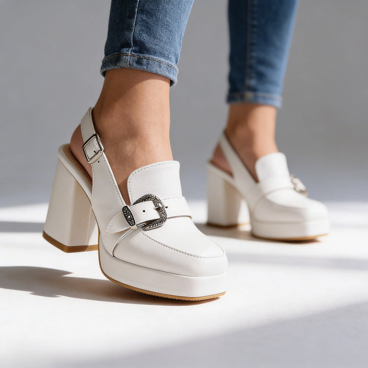 Aurelia | Mocassini Slingback Plateau Eleganti Comodi 0
