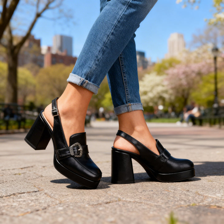 Aurelia | Mocassini Slingback Plateau Eleganti Comodi 3