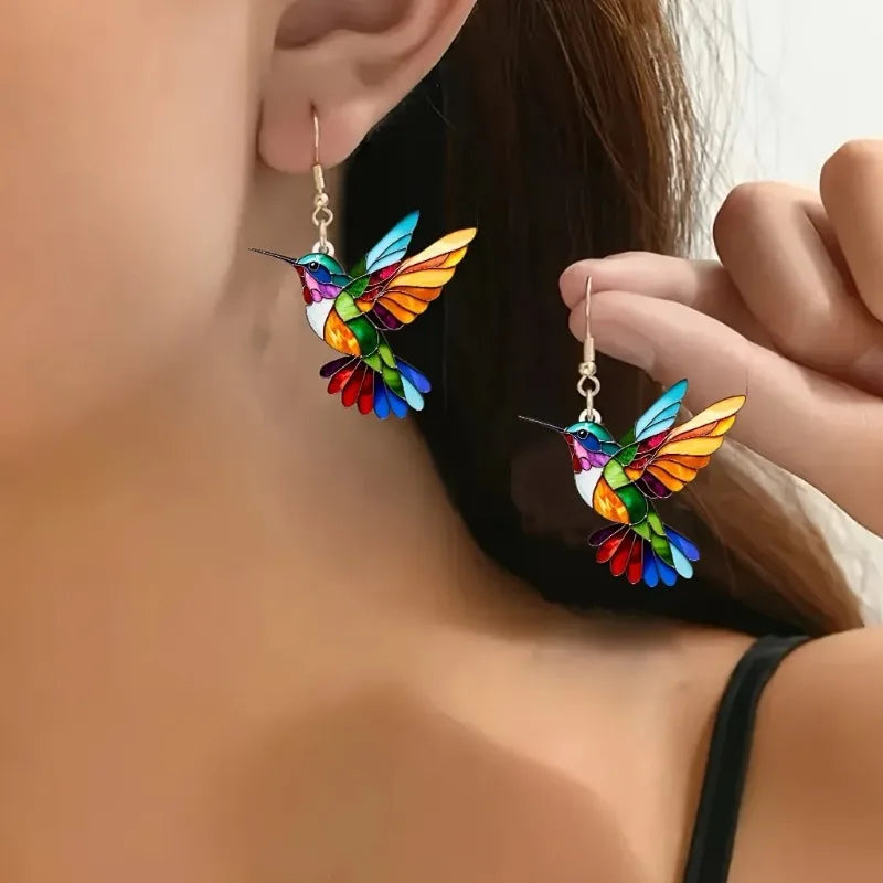 Aurelia | Orecchini Colorati Ispirati ai Colibrì – Eleganti e Leggeri 0