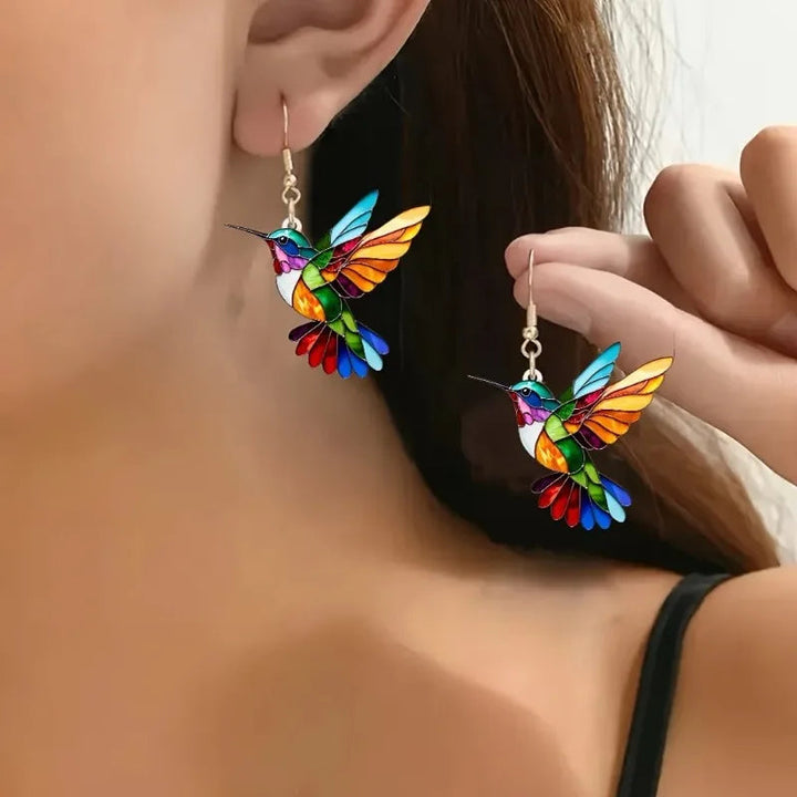 Aurelia | Orecchini Colorati Ispirati ai Colibrì – Eleganti e Leggeri 0