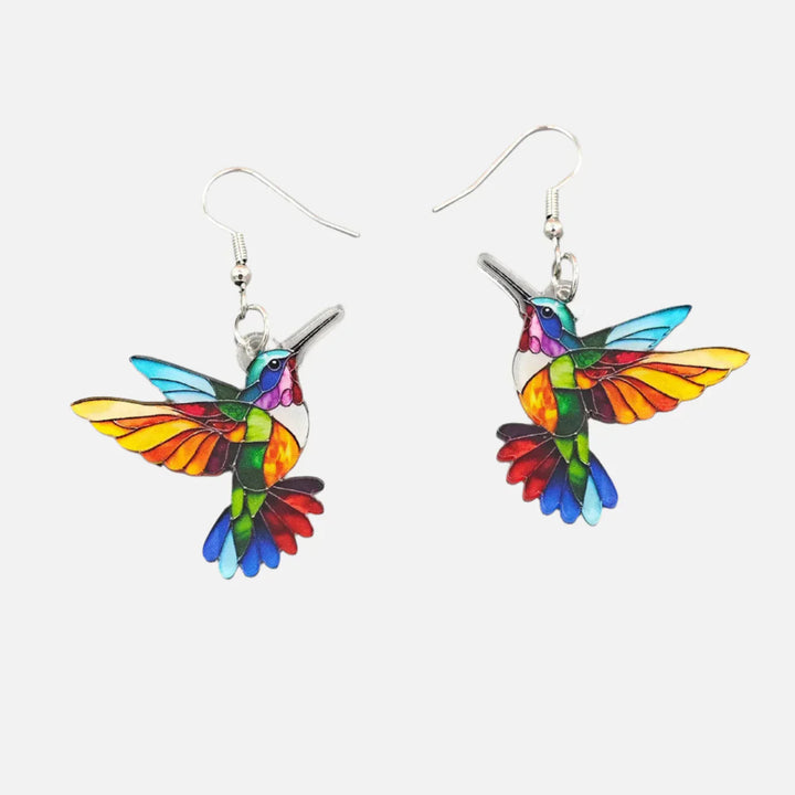 Aurelia | Orecchini Colorati Ispirati ai Colibrì – Eleganti e Leggeri 1