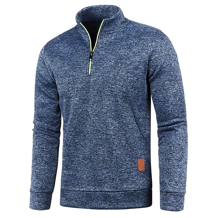 Bralex | Elegante Slim Fit Felpa Uomo con Mezza Zip 1