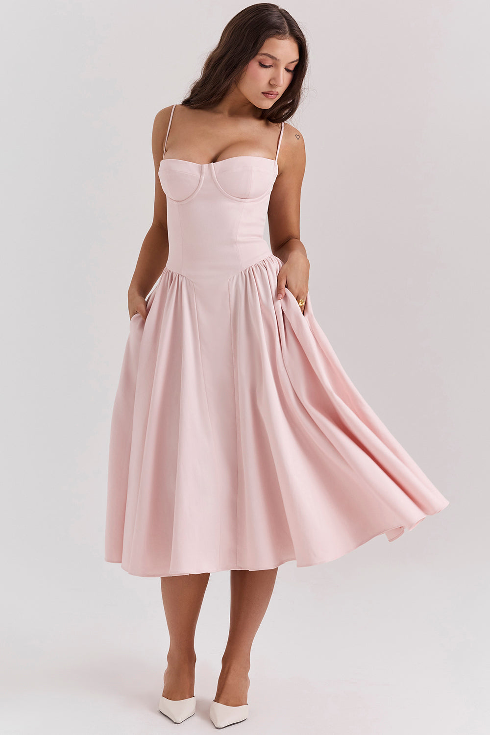 Bralin | Elegante Abito Donna a Corsetto per Cerimonia 12