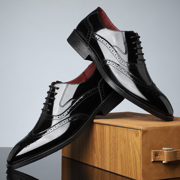 Bravon | Elegante Classic Wingtip Scarpe Brogue 1