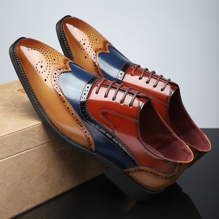 Bravon | Elegante Classic Wingtip Scarpe Brogue 4